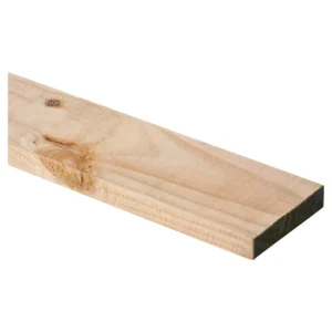 Pino dimensionado en bruto 1 x 4