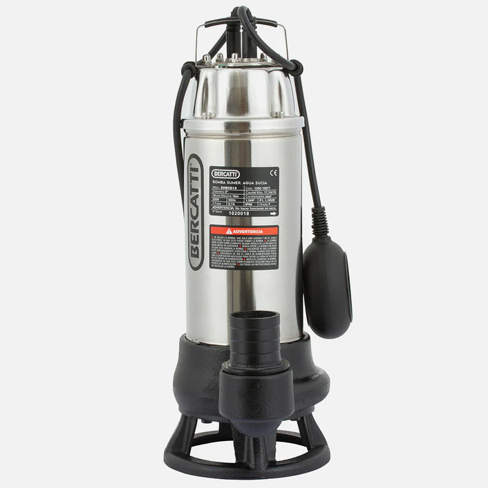 Bomba Sumergible Agua Sucia 1,5 HP BERCATTI 50WCND13