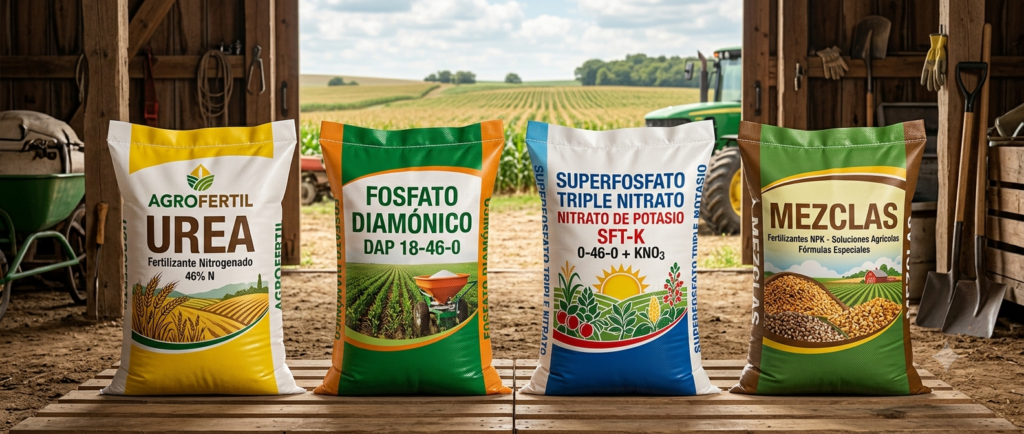 Urea - Fosfato Diamónico - Superfosfato Triple Nitrato de Potasio - Mezclas